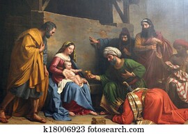 Nativity Scene, Adoration of the Magi Nativity Scene, Adoration of the Magi