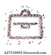 people in the form of a portfolio.