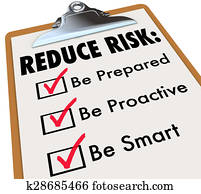 Reduce Risk Be Prepared Proactive Smart Checklist Clipboard Reduce Risk Be Prepared Proactive Smart Checklist Clipboard