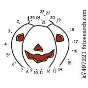 the game of the dots, the pumpkin the game of the dots, the pumpkin