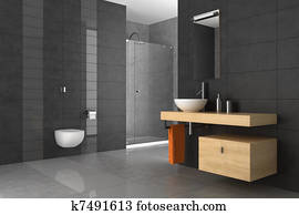tiled bathroom with wood furniture tiled bathroom with wood furniture