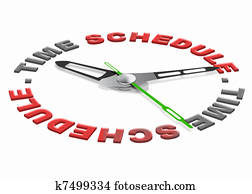 time schedule time schedule