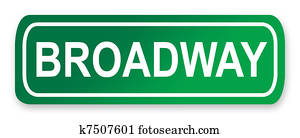 Broadway street sign Broadway street sign