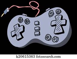 doodle video game controller