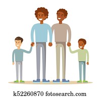 feliz, raza mixta, alegre, familia, .