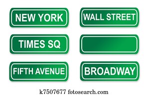New York Street signs New York Street signs