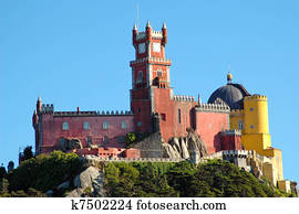 palácio pena, sintra, portugal palácio pena, sintra, portugal