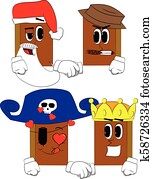 書, 做, handshake.