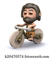 3d Caveman biker 3d Caveman biker