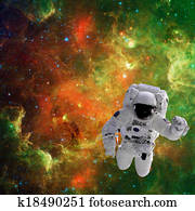 Astronaut in space