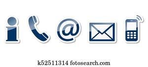 contact us icon set contact us icon set