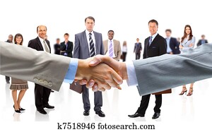 empresarios, sacudarir las manos