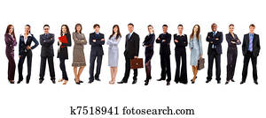 joven, atractivo, empresarios, -, el, élite, equipo negocio