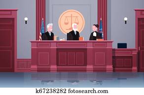 law process with judge lawyer and procurator in uniform sitting at workplace court session modern courtroom interior justice and jurisprudence concept portrait horizontal law process with judge lawyer and procurator in uniform sitting at workplace court session modern courtroom interior justice and jurisprudence concept portrait horizontal