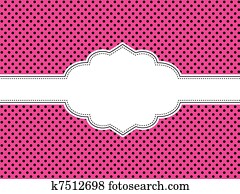 Pink Polka Dot Background