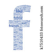 social, red, palabras