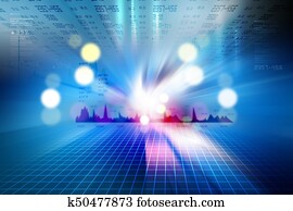 Stock exchange graph