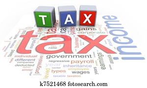 3d buzzword text tax 3d buzzword text tax