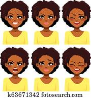 African American Woman Expressions African American Woman Expressions