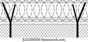 barbed wire barbed wire