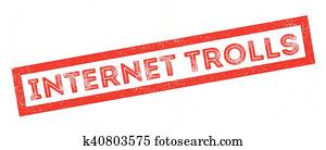internet, trolls, sello de goma