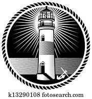 Lighthouse mark Lighthouse mark