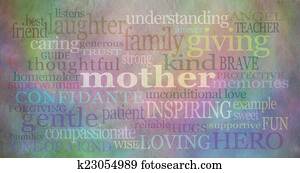 Mother's day background banner 