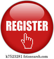 Vector register button Vector register button