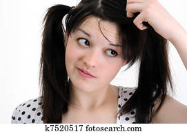 worried young woman worried young woman