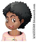 African American woman smiling