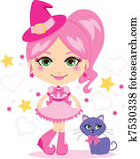 Cute Pink Witch Cute Pink Witch