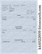 looncheque, fictitious