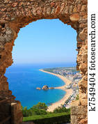 Blanes view (Costa Brava, Spain)
