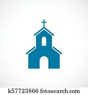 Church vector icon Church vector icon