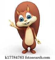 Squirrel is pointing Squirrel is pointing