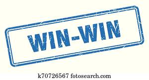 Win Win Stamp Win Win 広場 グランジ 印 Win Win クリップアート 切り張り イラスト 絵画 集 K Fotosearch