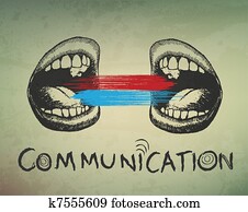 Conceptual abstract background. Communication Conceptual abstract background. Communication