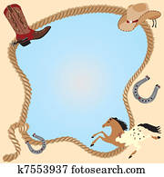 Cowboy Invitation Poster Cowboy Invitation Poster