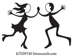 Dancing couple Dancing couple