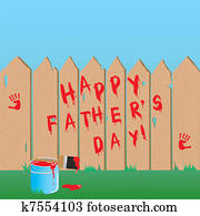 Father's day fence Father's day fence