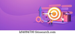 Goals concept banner header Goals concept banner header