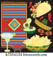Mexican Fiesta Party Elements Mexican Fiesta Party Elements