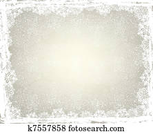 Snowflake frame Snowflake frame