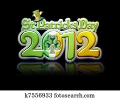 St Pats 2012 Lettering Black St Pats 2012 Lettering Black