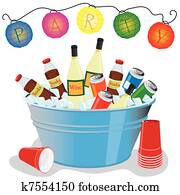 vereisen eimer, party, einladung vereisen eimer, party, einladung