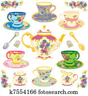 Victorian tea set Victorian tea set