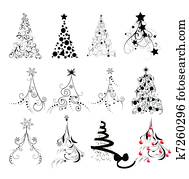 קבע, עצים של חג ההמולד