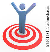 3d man succeed to the target 3d man succeed to the target