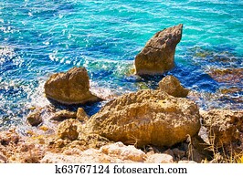 Beautiful sea and stones.