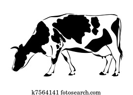 Cow silhouette Cow silhouette